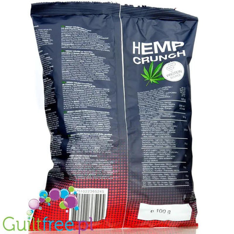 Milzu Veggy Crush Hemp Crunch Grilled Paprika - chrupki z białkiem konopnym, Grillowana Papryka by Milzu (milzu-veggy-crush-hemp-crunch-grilled-paprika-chrupki-z-bialkiem-konopnym-grillowana-papryka)