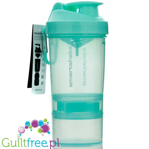 SmartShake Original2Go Mint Green Shaker 600ml - miętowy szejker z ruchomym uchwytem by SmartShake (smartshake-original2go-mint-green-shaker-600ml-mietowy-szejker-z-ruchomym-uchwytem)