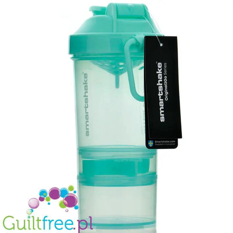 SmartShake Original2Go Mint Green Shaker 600ml - miętowy szejker z ruchomym uchwytem by SmartShake (smartshake-original2go-mint-green-shaker-600ml-mietowy-szejker-z-ruchomym-uchwytem)