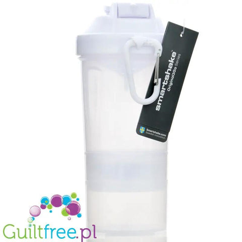 SmartShake Original2Go Pure White Shaker 600ml - Czysta Biel, szejker z ruchomym uchwytem by SmartShake (smartshake-original2go-pure-white-shaker-600ml-czysta-biel-szejker-z-ruchomym-uchwytem)