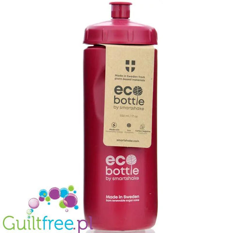 SmartShake EkoBottle Squeeze, Deep Rose 500ml - bidon / butelka na wodę z ekologicznego tworzywa sztucznego by SmartShake (smartshake-ekobottle-squeeze-deep-rose-500ml-bidon-butelka-na-wode-z-ekologicznego-tworzywa-sztucznego)