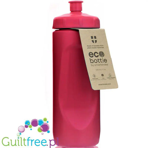 SmartShake EkoBottle Squeeze, Deep Rose 500ml - bidon / butelka na wodę z ekologicznego tworzywa sztucznego by SmartShake (smartshake-ekobottle-squeeze-deep-rose-500ml-bidon-butelka-na-wode-z-ekologicznego-tworzywa-sztucznego)