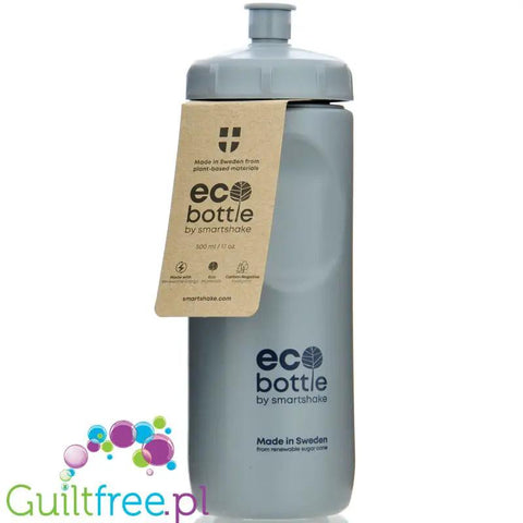 SmartShake EkoBottle Squeeze, Gray 500ml - bidon / butelka na wodę z ekologicznego tworzywa sztucznego by SmartShake (smartshake-ekobottle-squeeze-gray-500ml-bidon-butelka-na-wode-z-ekologicznego-tworzywa-sztucznego)
