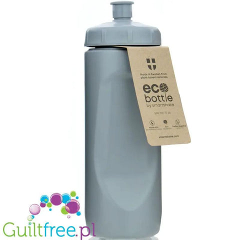 SmartShake EkoBottle Squeeze, Gray 500ml - bidon / butelka na wodę z ekologicznego tworzywa sztucznego by SmartShake (smartshake-ekobottle-squeeze-gray-500ml-bidon-butelka-na-wode-z-ekologicznego-tworzywa-sztucznego)