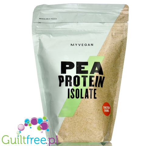 MyProtein Vegan Pea Protein Isolate Salted Caramel 0,5 kg - izolat białka grochu o smaku Solonego Karmelu, zero cukru by My Protein (myprotein-vegan-pea-protein-isolate-salted-caramel-05-kg-izolat-bialka-grochu-100-bez-slodzikow-i-aromatow)