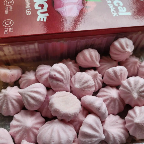 Locco Meringue Raspberry - bezy bez cukru z erytrytolem, 1kcal w sztuce, Malina by Locco Low Calories Company (locco-meringue-raspberry-bezy-bez-cukru-z-erytrytolem-1kcal-w-sztuce-malina)
