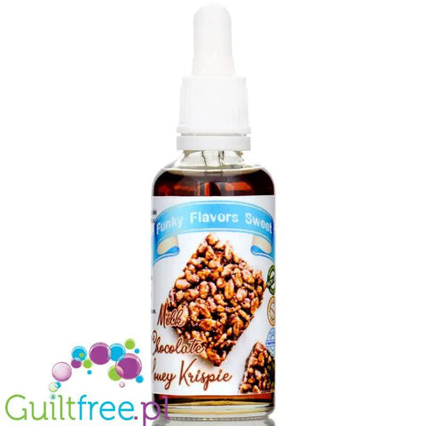 Funky Flavors Sweet Milk Choc Honey Krispie - słodzony aromat bez cukru, tłuszczu i kcal, Mleczna Czekolada & Miodowe Chrupki by Funky Flavors (funky-flavors-sweet-milk-choc-honey-krispie-slodzony-aromat-bez-cukru-tluszczu-i-kcal-mleczna-czekolada-miodowe-chrupki)