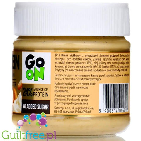 Sante GoON White Cream & Peanut Butter - biały krem białkowy z orzechami i WPC80, bez dodatku cukru by Sante (sante-goon-white-cream-peanut-butter-bialy-krem-bialkowy-z-orzechami-bez-dodatku-cukru)