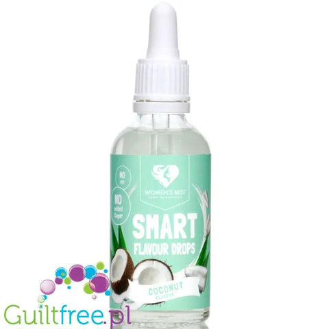 Women's Best Flavor Drops Coconut - słodzone krople aromatyzujące, Kokos by Women's Best (women-s-best-flavor-drops-coconut-slodzone-krople-smakowe-kokos)
