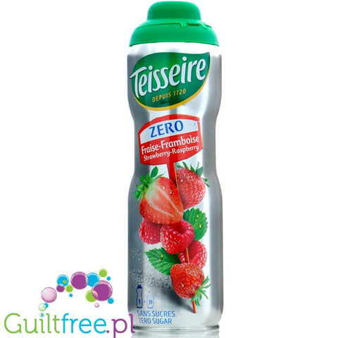 Teisseire 0% Strawberry & Raspberry - syrop bez dodatku cukru, Truskawka & Malina, na 4,8L napoju by Teisseire (teisseire-0-strawberry-raspberry-syrop-bez-dodatku-cukru-truskawka-malina-na-48l-napoju)