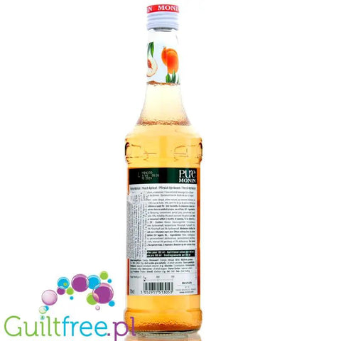 Monin Pure Non Sucré Peach Apricot - niesłodzony koncentrat bez cukru i słodzików z naturalnymi aromatami, Brzoskwinia & Morela by Monin (monin-pure-non-sucre-peach-apricot-nieslodzony-koncentrat-bez-cukru-i-slodzikow-z-naturalnymi-aromatami-brzoskwinia-morela)