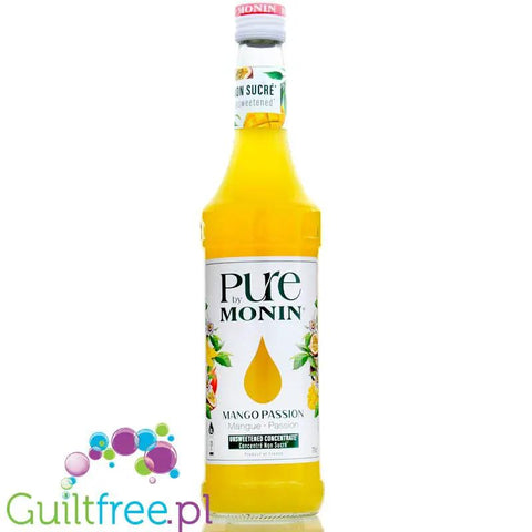 Monin Pure Non Sucré Mango Passion Fruit - niesłodzony koncentrat bez cukru i słodzików, Marakuja & Mango by Monin (monin-pure-non-sucre-mango-passion-fruit-nieslodzony-koncentrat-bez-cukru-i-slodzikow-marakuja-mango)