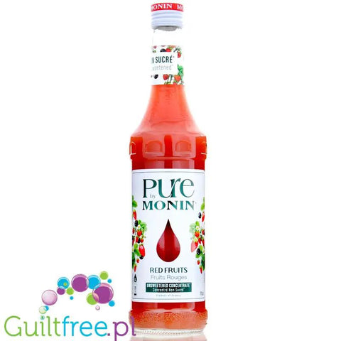 Monin Pure Non Sucré Red Fruits - niesłodzony syrop koncentrat bez cukru i słodzików z naturalnymi aromatami, Owoce Leśne by Monin (monin-pure-non-sucre-red-fruits-nieslodzony-syrop-koncentrat-bez-cukru-i-slodzikow-z-naturalnymi-aromatami-owoce-lesne)