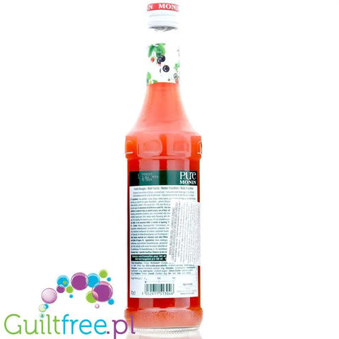 Monin Pure Non Sucré Red Fruits - niesłodzony syrop koncentrat bez cukru i słodzików z naturalnymi aromatami, Owoce Leśne by Monin (monin-pure-non-sucre-red-fruits-nieslodzony-syrop-koncentrat-bez-cukru-i-slodzikow-z-naturalnymi-aromatami-owoce-lesne)