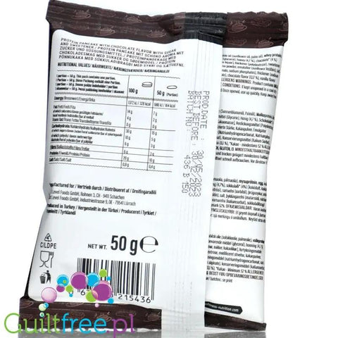 Go Fitness Protein Chocolate Pancake - naleśnik białkowy z masą czekoladową 164kcal by Go Fitness (go-fitness-protein-chocolate-pancake-nalesnik-bialkowy-z-masa-czekoladowa-164kcal)