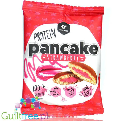 Go Fitness Protein Pancake Strawberry - naleśnik białkowy z nadzieniem truskawkowym 164kcal by Go Fitness (go-fitness-protein-pancake-strawberry-nalesnik-bialkowy-z-nadzieniem-truskawkowym-164kcal)