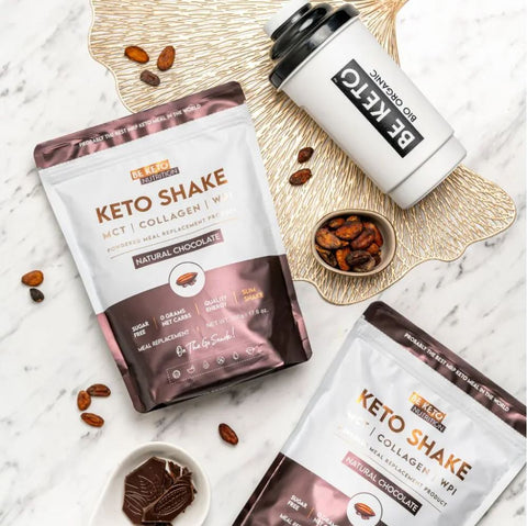 BeKeto Diet Keto Shake MCT & Collagen Natural Chocolate - wysokobiałkowy shake z MCT i kolagenem, Naturalna czekolada by BeKETO (beketo-diet-keto-shake-mct-collagen-natural-chocolate-wysokobialkowy-shake-z-mct-i-kolagenem-naturalna-czekolada)