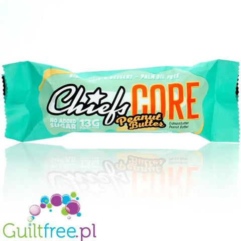 Chiefs Core Protein Bar Peanut Butter 163kcal - baton proteinowy 13g białka z orzechowym kremem by Chiefs (chiefs-core-protein-bar-peanut-butter-163kcal-baton-proteinowy-13g-bialka-z-orzechowym-kremem)