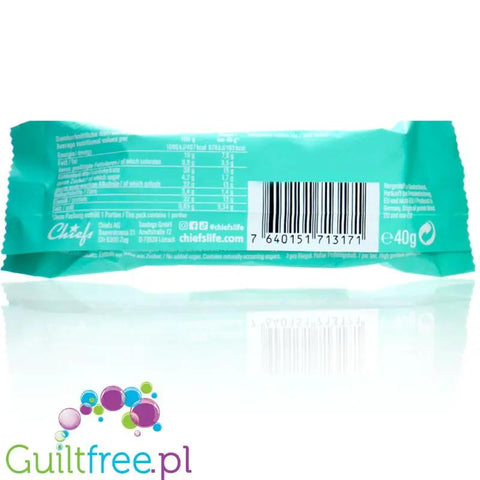 Chiefs Core Protein Bar Peanut Butter 163kcal - baton proteinowy 13g białka z orzechowym kremem by Chiefs (chiefs-core-protein-bar-peanut-butter-163kcal-baton-proteinowy-13g-bialka-z-orzechowym-kremem)