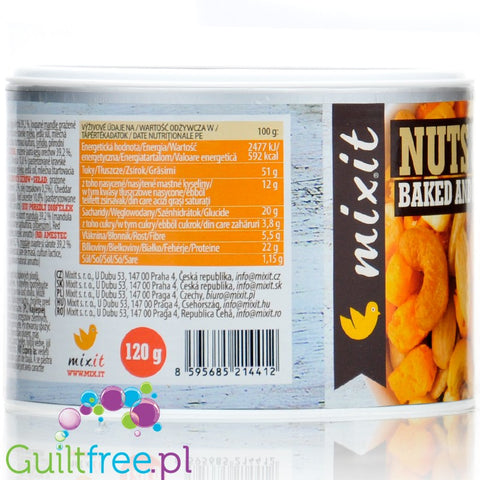 Mixit Nuts & Cheese Mix - migdały i nerkowce z cheddarem i serem red leicester by Mix.It (mixit-nuts-cheese-mix-migdaly-i-nerkowce-z-cheddarem-i-serem-red-leicester)