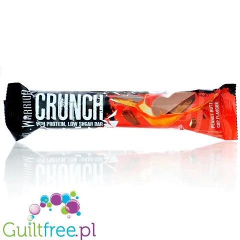 Warrior Crunch Peanut Butter Cup - baton 20g białka, Miseczka Czekoladowa z Masłem Orzechowym by Warrior Crunch (warrior-crunch-peanut-butter-cup-baton-20g-bialka-miseczka-z-maslem-orzechowym)