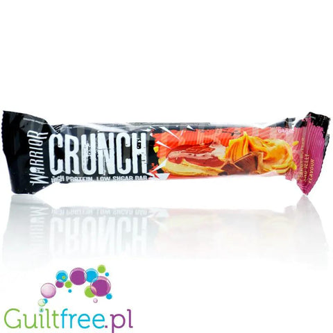Warrior Crunch Peanut Butter & Jelly - baton 20g białka, Masło Orzechowe z Dżemem Truskawkowym by Warrior Crunch (warrior-crunch-peanut-butter-and-jelly-baton-20g-bialka-maslo-orzechowe-z-dzemem-truskawkowym)