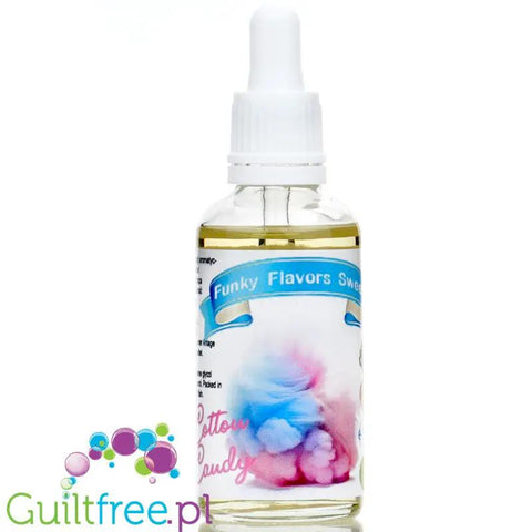 Funky Flavors Sweet Cotton Candy - słodzony aromat bez kcal, Wata Cukrowa by Funky Flavors (funky-flavors-sweet-cotton-candy-slodzony-aromat-bez-kcal-wata-cukrowa)