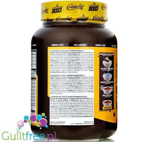 BIG® Micellar Casein, Cacaolat® 1kg - kazeina z ZMA, smak Mleko Czekoladowe jak Nesquik by MAX Protein® (big-micellar-casein-cacaolat-1kg-kazeina-z-zma-smak-mleko-czekoladowe)