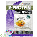 Pro Fuel V-Protein 4K Blueberry Muffin 30g - wegańska odżywka proteinowa, smak jagodowa Muffinka by Pro Fuel (pro-fuel-v-protein-4k-blueberry-muffin-30g-weganska-odzywka-o-smaku-jagodowej-muffiny)