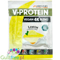 Pro Fuel V-Protein 4K Lemon Cheesecake 30g - wegańska odżywka proteinowa o smaku cytrynowego sernika by Pro Fuel (pro-fuel-v-protein-4k-lemon-cheesecake-30g-weganska-odzywka-o-smaku-cytrynowego-sernika)