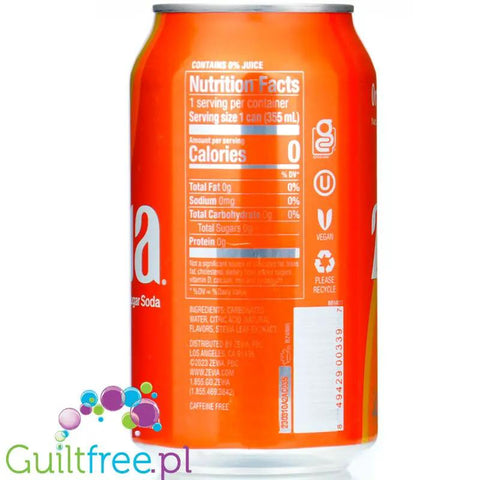 Zevia Orange - 100% naturalna oranżada bez kalorii ze stewią by Zevia (zevia-orange-100-naturalna-oranzada-bez-kalorii-ze-stewia-i-erytrytolem)
