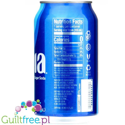 Zevia Cola - 100% naturalna cola bez kalorii ze stewią by Zevia (zevia-cola-100-naturalna-cola-bez-kalorii-ze-stewia-i-erytrytolem)