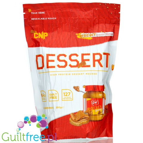 CNP Dessert Biscuit Spread - mus proteinowy, 127kcal & 24g białka, smak Krem Ciasteczkowy by CNP Professional (cnp-dessert-biscuit-spread-mus-proteinowy-127kcal-24g-bialka-smak-krem-ciasteczkowy)