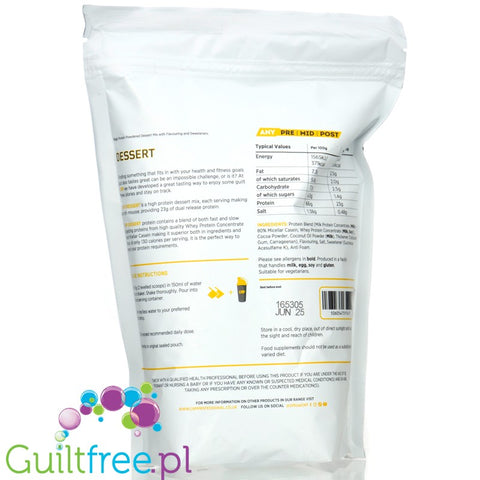 CNP Dessert Chocolate - mus proteinowy, 130kcal & 24g białka, smak Mleczna Czekolada by CNP Professional (cnp-dessert-chocolate-mus-proteinowy-130kcal-24g-bialka-smak-mleczna-czekolada)