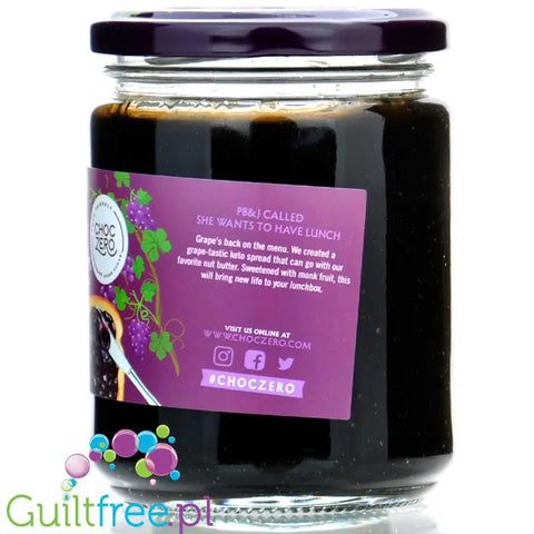 Choc Zero Keto Concord Grape Spread - keto dżem z ciemnych winogron bez cukru ze skrobią oporną by Choc Zero (choc-zero-keto-concord-grape-spread-keto-dzem-z-ciemnych-winogron-bez-cukru-ze-skrobia-oporna)