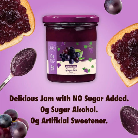 Choc Zero Keto Concord Grape Spread - keto dżem z ciemnych winogron bez cukru ze skrobią oporną by Choc Zero (choc-zero-keto-concord-grape-spread-keto-dzem-z-ciemnych-winogron-bez-cukru-ze-skrobia-oporna)