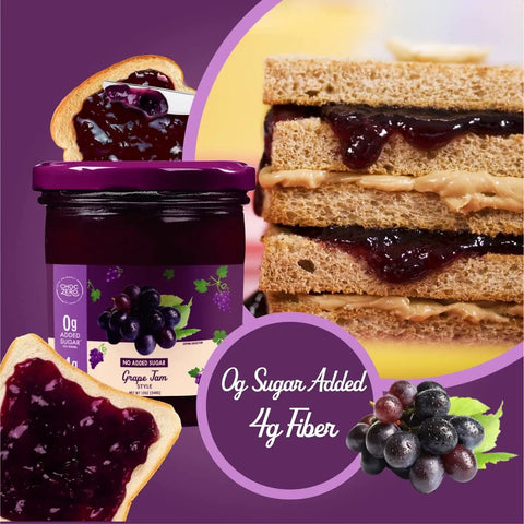 Choc Zero Keto Concord Grape Spread - keto dżem z ciemnych winogron bez cukru ze skrobią oporną by Choc Zero (choc-zero-keto-concord-grape-spread-keto-dzem-z-ciemnych-winogron-bez-cukru-ze-skrobia-oporna)