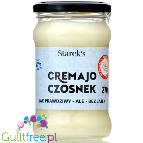 Starck's Cremajo Garlic 40% - niskokaloryczny, czosnkowy wegański majonez niskotłuszczowy bez jajek by Cremajo Starck's (starck-s-cremajo-garlic-40-niskokaloryczny-czosnkowy-weganski-majonez-niskotluszczowy-bez-jajek)