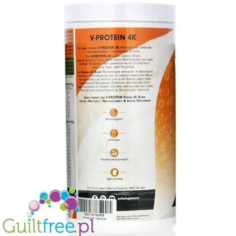 Pro Fuel V-Protein 4K Blueberry Muffin 750g - wegańska odżywka proteinowa, smak jagodowa Muffinka by Pro Fuel (pro-fuel-v-protein-4k-blueberry-muffin-750g-weganska-odzywka-proteinowa-smak-jagodowa-muffinka)