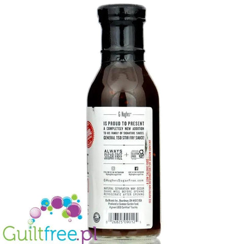 G. Hughes General Sauce, General Tso Stir Fry - keto sos do stir fry z bulionem drobiowym i tamari by G.Hughes Smokehouse (g-hughes-general-sauce-general-tso-stir-fry-keto-sos-do-stir-fry-bez-cukru)