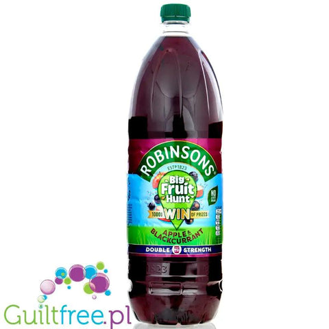 Robinsons Apple & Blackcurrant Squash Double Strength 1,75L - skoncentrowany syrop do rozcieńczania bez cukru i kalorii by Robinson's (robinsons-apple-blackcurrant-squash-double-strength-175l-skoncentrowany-syrop-do-rozcienczania-bez-cukru-i-kalorii)