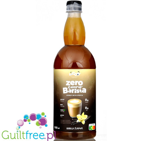 Locco Zero Calorie Barista Vanilla 1L - syrop zero kalorii do kawy bez cukru ze stewią, smak Wanilia by Locco Low Calories Company (locco-zero-calorie-barista-vanilla-1l-syrop-zero-kalorii-do-kawy-bez-cukru-ze-stewia-smak-wanilia)