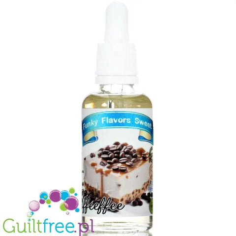 Funky Flavors Sweet Coffeeffee - słodkie kropelki smakowe bez cukru i tłuszczo, smak Kawa & Tofi by Funky Flavors (funky-flavors-sweet-coffeeffee-slodzony-aromat-bez-cukru-tluszczu-i-kcal)
