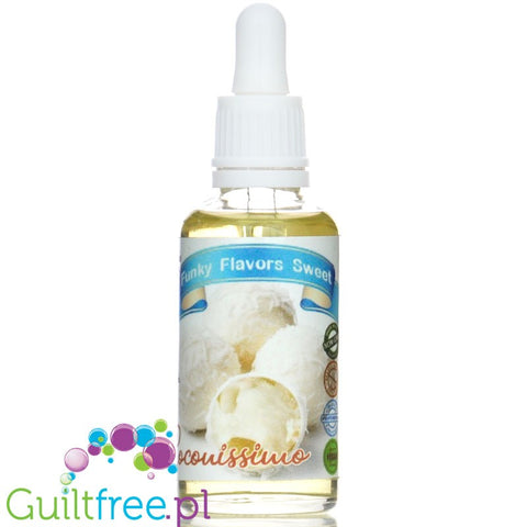 Funky Flavors Sweet Coconissimo - słodzony aromat bez cukru, tłuszczu i kcal, Kokos, Biała Czekolada & Migdał by Funky Flavors (funky-flavors-sweet-coconissimo-slodzony-aromat-bez-cukru-tluszczu-i-kcal)