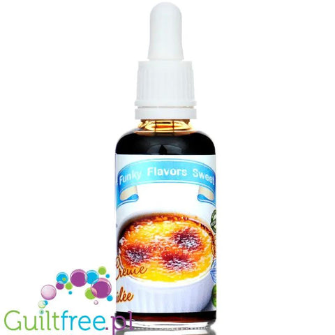 Funky Flavors Sweet Crème Brûlée - słodzące kropelki smakowe bez kcal, cukru i tłuszczu by Funky Flavors (funky-flavors-sweet-creme-brulee-slodzony-aromat-bez-kcal)