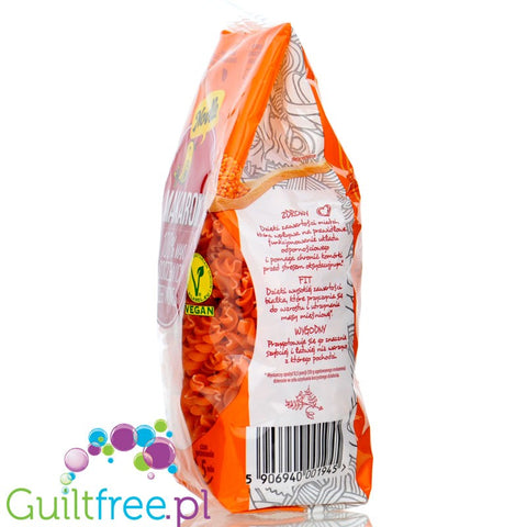 Novelle Makaron z Czerwonej Soczewicy 100%, Fusilli - wegański makaron świderki z czerwonej soczewicy 24g białka by Novelle (novelle-makaron-z-czerwonej-soczewicy-100-fusilli-weganski-makaron-swiderki-z-czerwonej-soczewicy-24g-bialka)