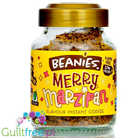 Beanies Merry Marzipan - liofilizowana, aromatyzowana kawa instant 2kcal by Beanies Flavour Coffee (beanies-merry-marzipan-liofilizowana-aromatyzowana-kawa-instant-2kcal)