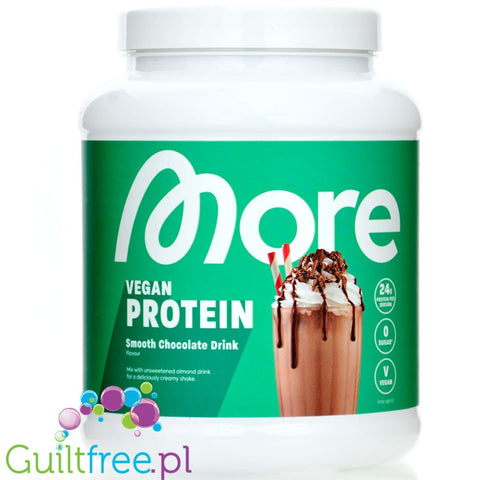More Nutrition Total Vegan Protein Smooth Chocolate Drink - wegańska odżywka białkowa, smak Shake Czekoladowy by More Nutrition (more-nutrition-total-vegan-protein-smooth-chocolate-drink-weganska-odzywka-bialkowa-smak-shake-czekoladowy)