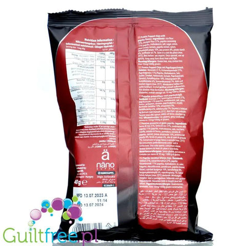 Nano Ä Vegan Protein Chips Paprika - wegańskie chipsy białkowe Paprykowe bez soi i mleka by ä Nano (nano-ae-vegan-protein-chips-paprika-weganskie-chipsy-bialkowe-paprykowe-bez-soi-i-mleka)