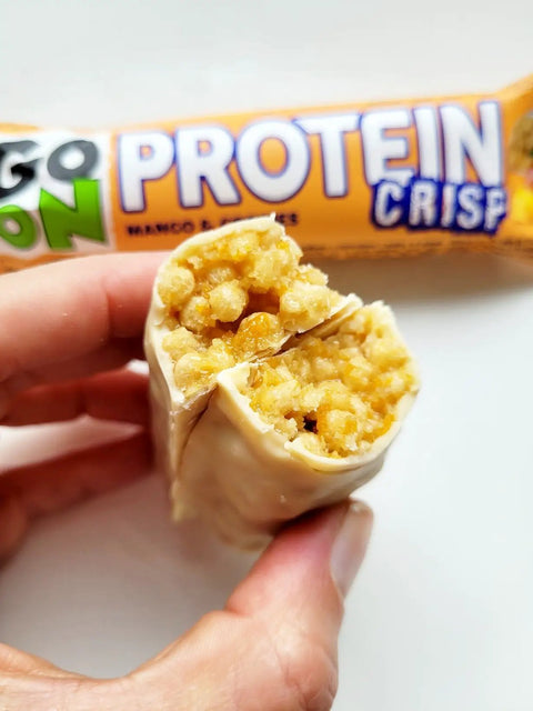 Sante GoON Protein Crisp Mango Cookies - chrupiący baton proteinowy z ciasteczkami i mango by Sante (sante-goon-protein-crisp-mango-cookies-chrupiacy-baton-proteinowy-z-ciasteczkami-i-mango)